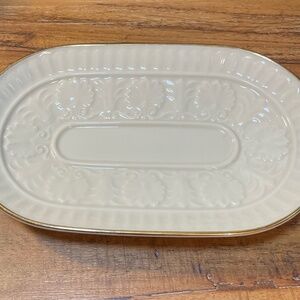 Small Lenox serving/butter dish